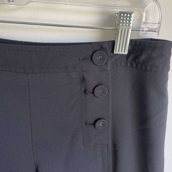 Etcetera Dress Pants Slacks Black Business Casual Buttons Size 2 (J) - Picture 2 of 6